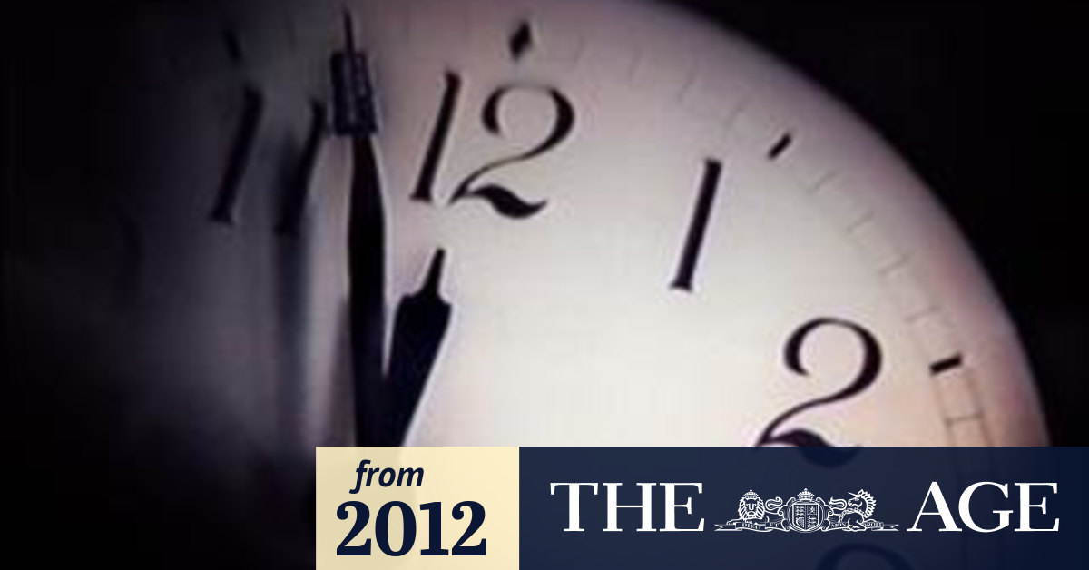 Clock ticks in warning to world